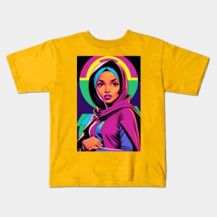 THE SQUAD-ILHAN OMAR 6 Kids T-Shirt